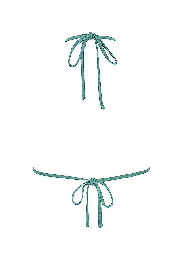 reggiseno bikini a triangolo in eucalipto