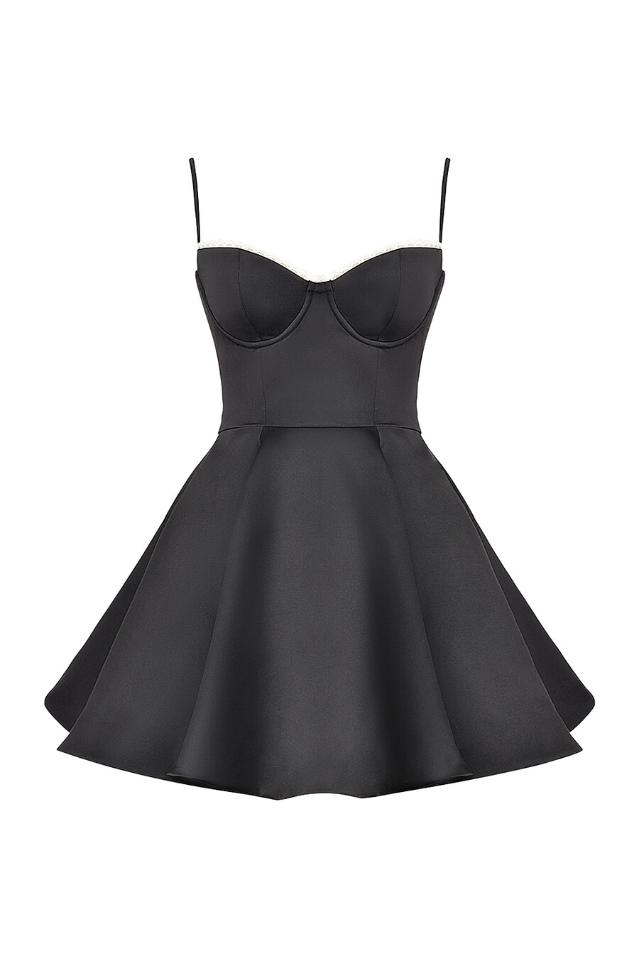 mini abito in tulle nero