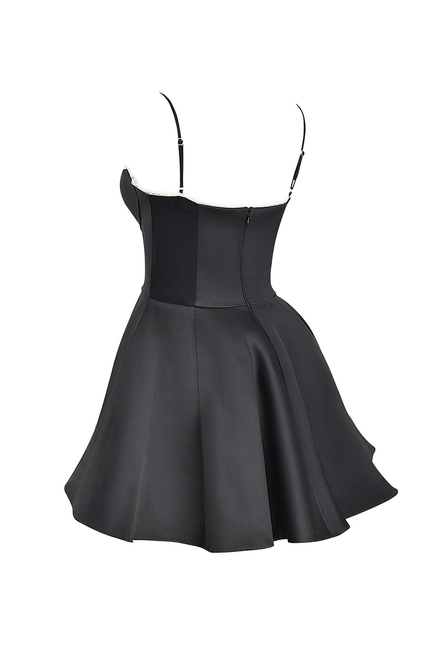 mini abito in tulle nero