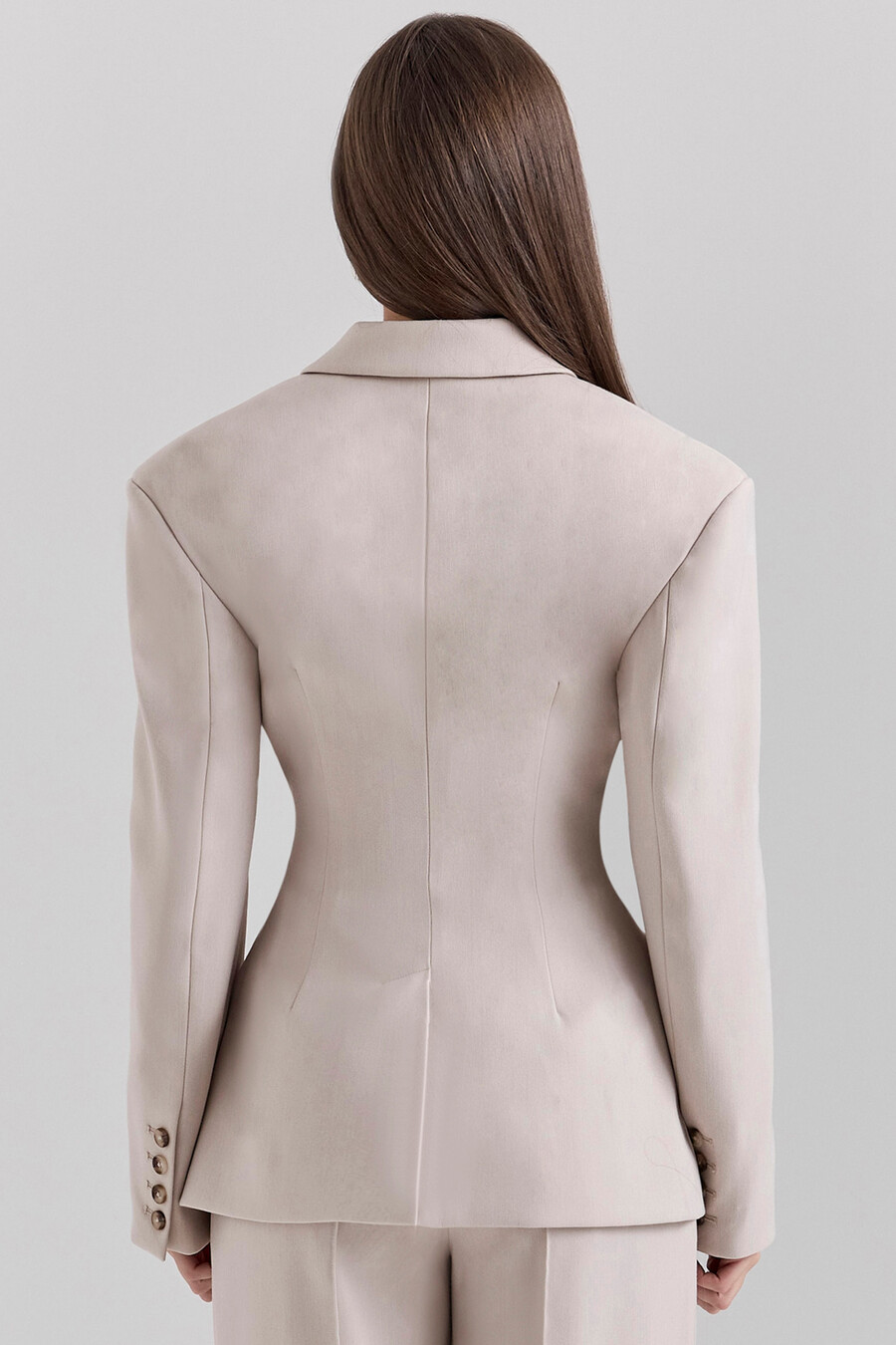 blazer a clessidra beige