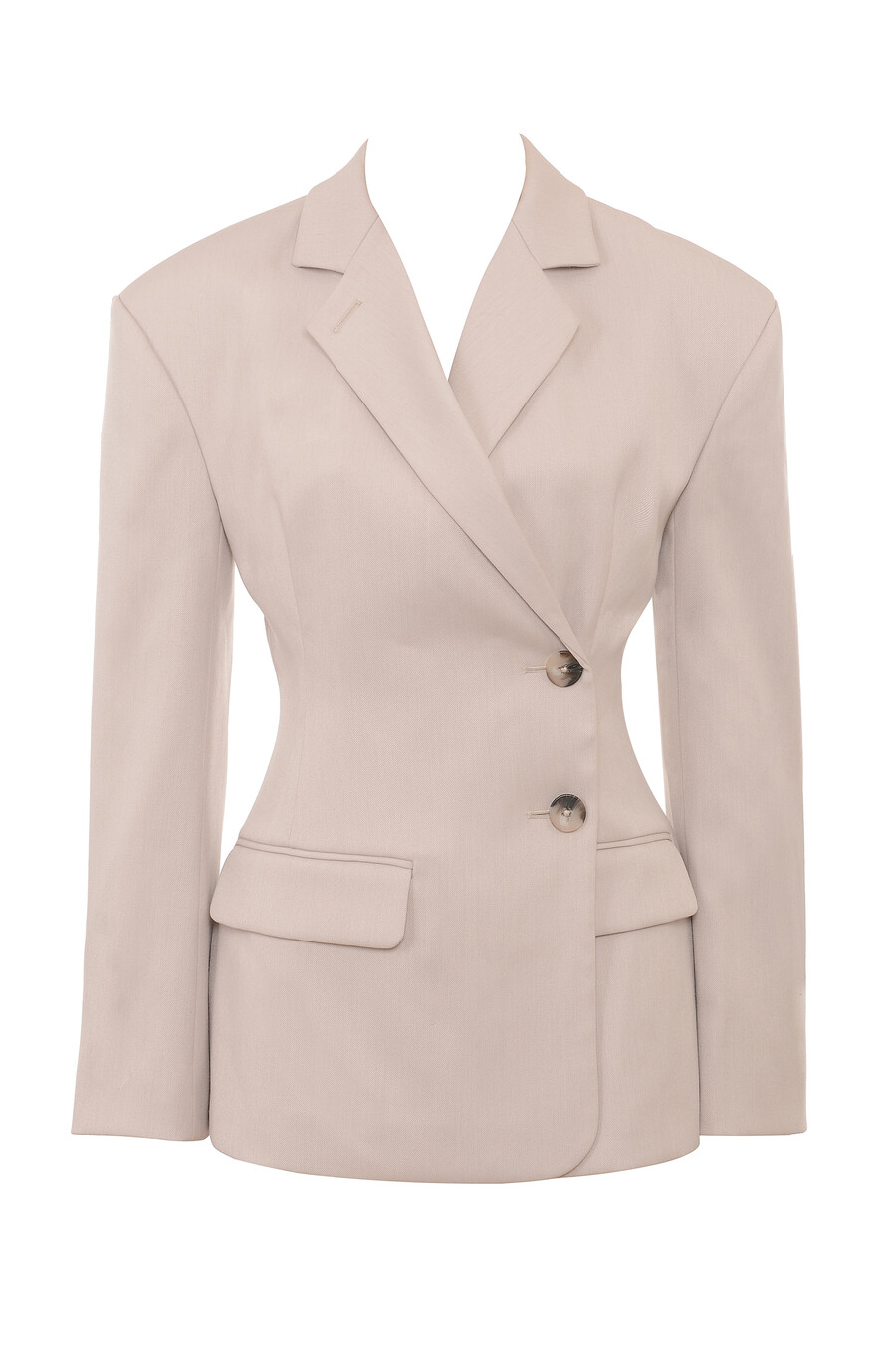 blazer a clessidra beige