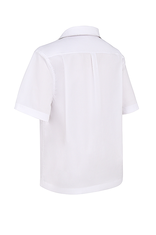 camicia bianca oversize