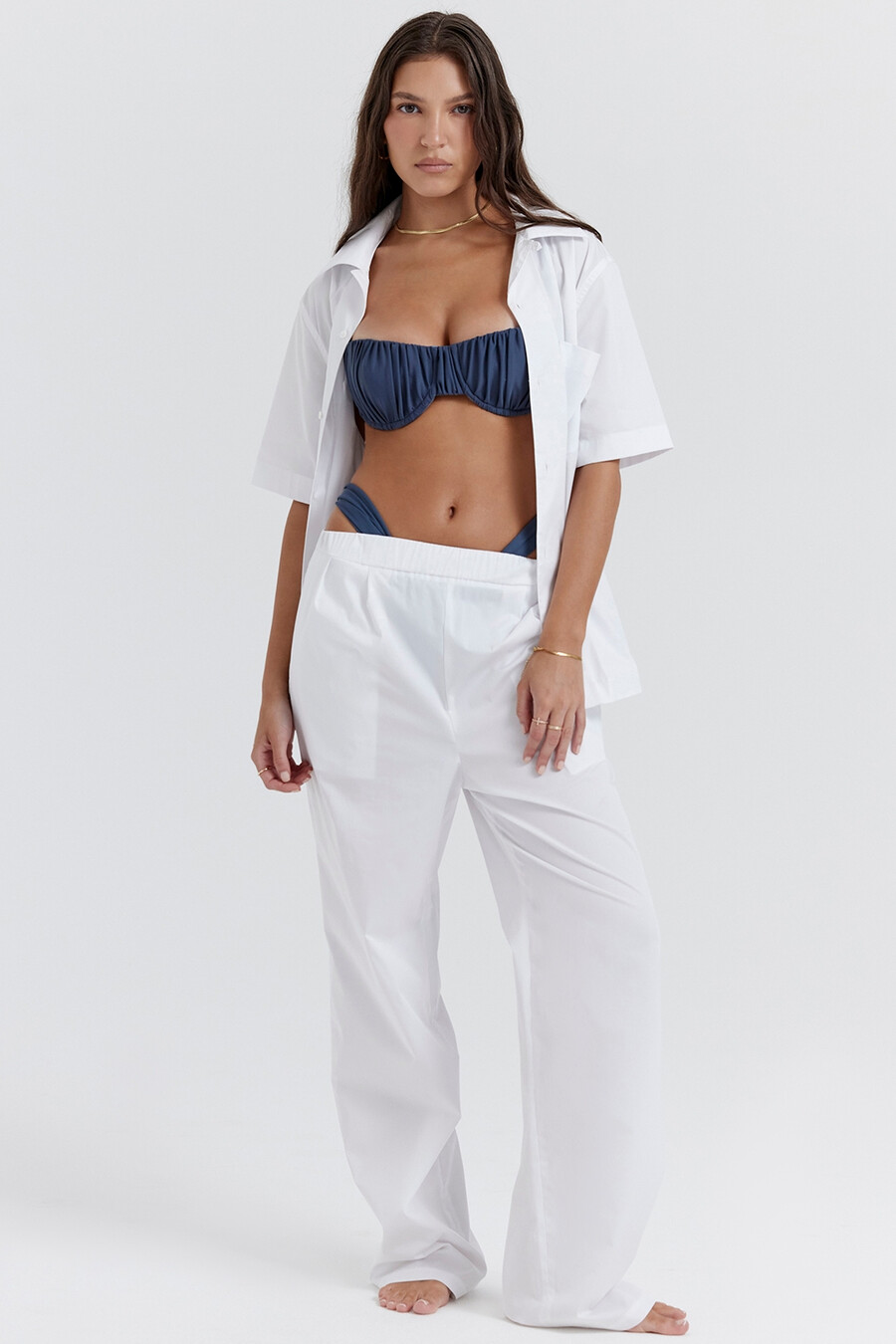 camicia bianca oversize