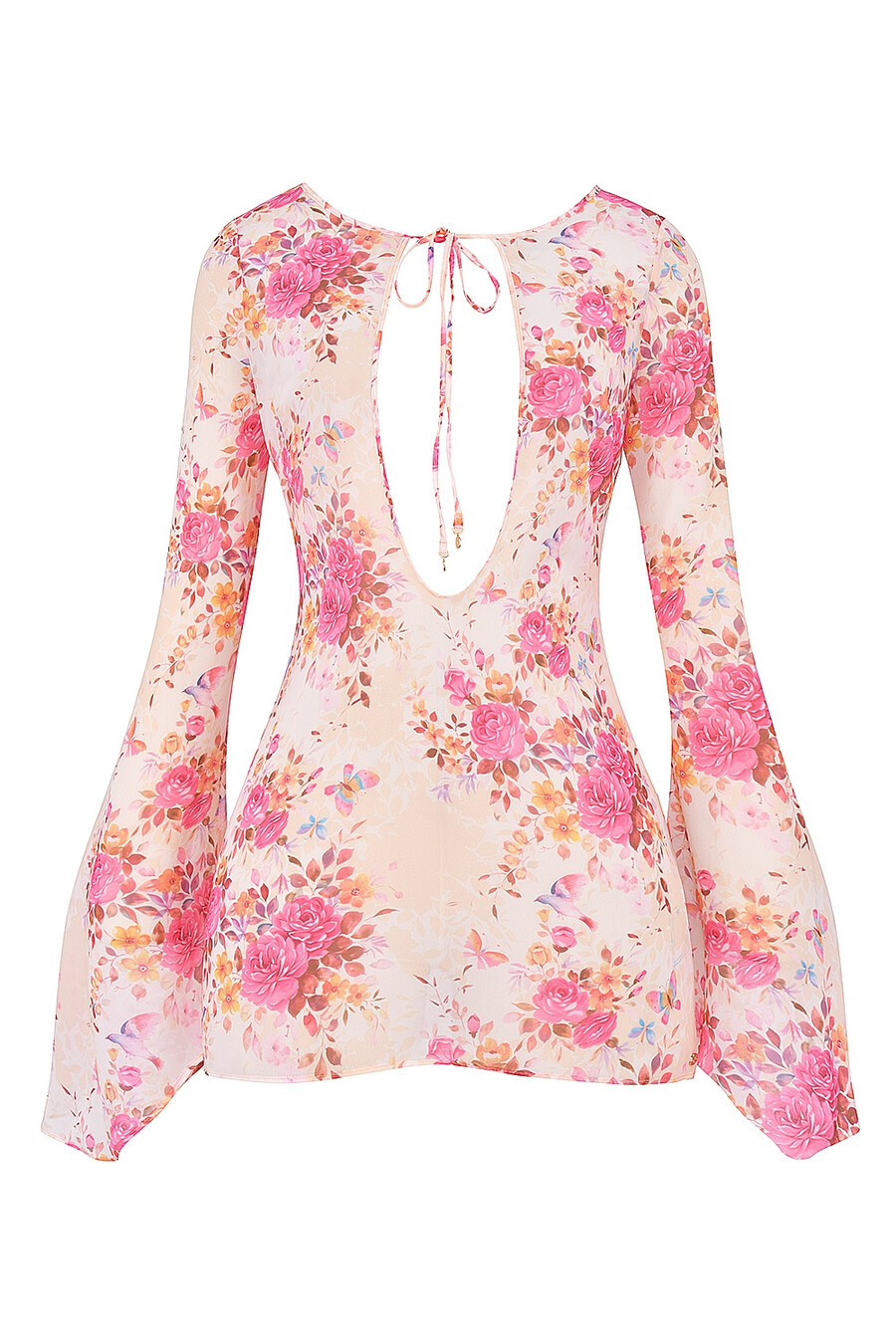 copricostume con stampa floreale