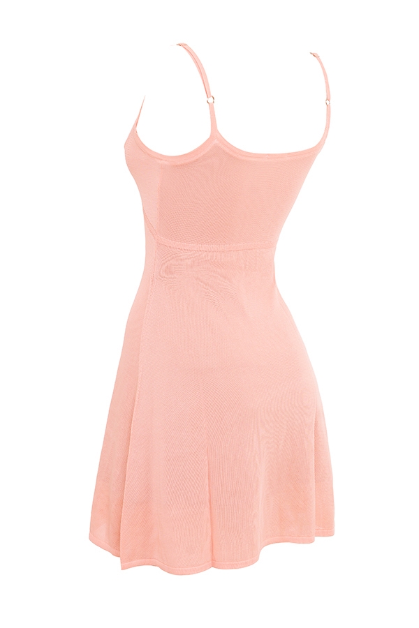 mini abito in maglia trasparente primrose