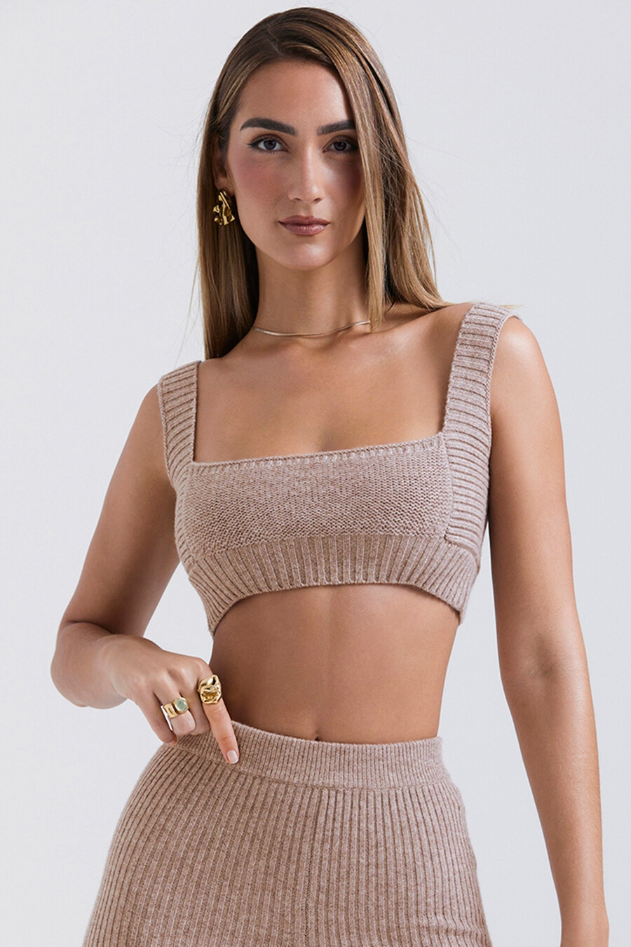 bralette in lana naturale barley