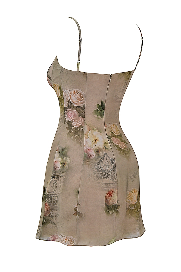 mini abito floreale vintage