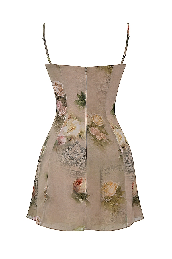 mini abito floreale vintage
