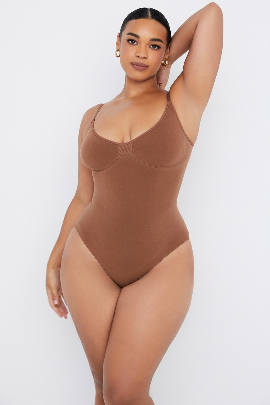 body intero modellante color moka