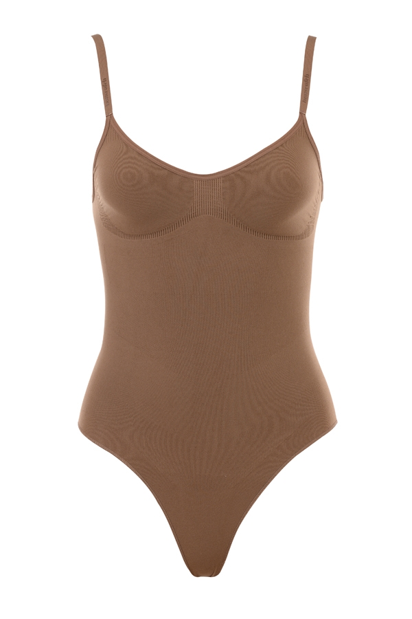 body intero modellante color moka