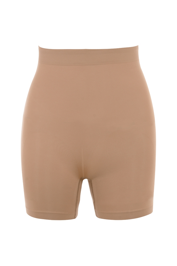 pantaloncini modellanti al caffè latte