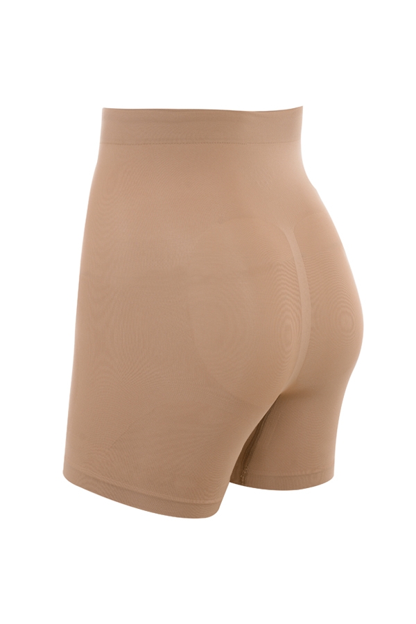 pantaloncini modellanti al caffè latte