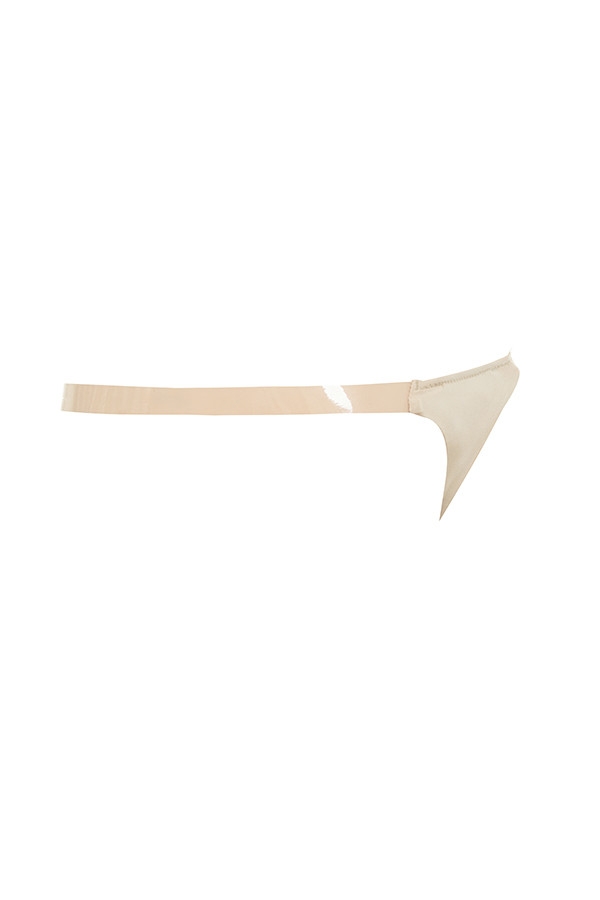 perizoma clear side- strap solution - beige