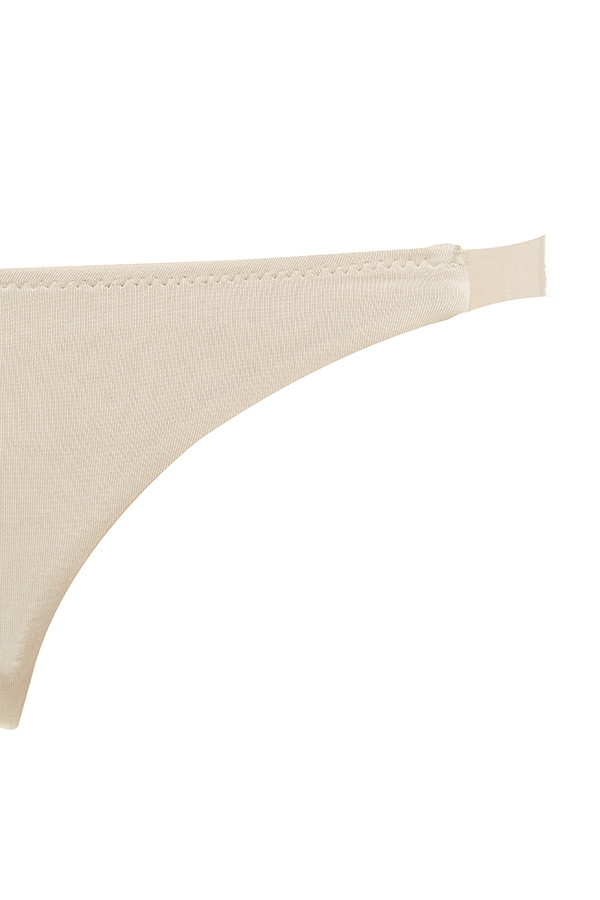 perizoma clear side- strap solution - beige
