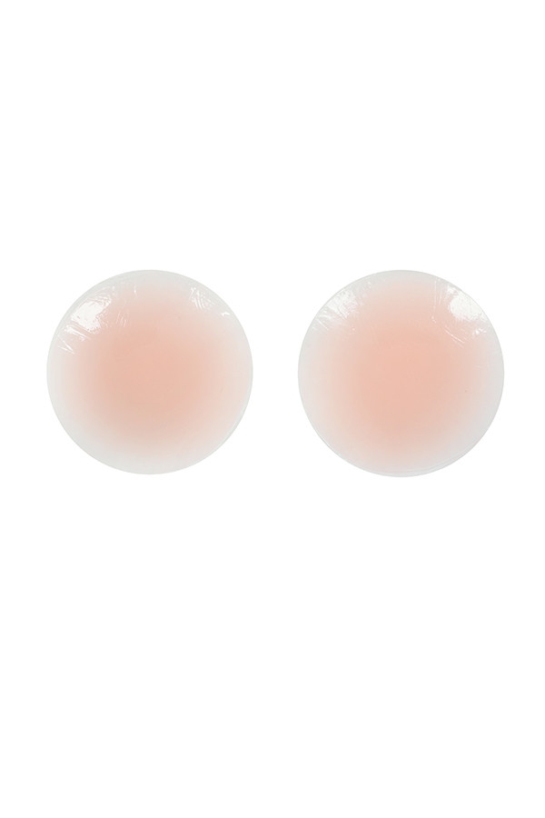 copricapezzoli riutilizzabili in silicone - beige