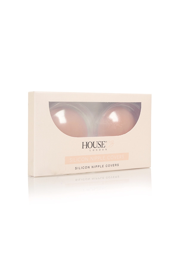 copricapezzoli riutilizzabili in silicone - beige