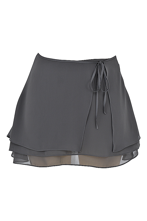 minigonna a strati shadow floaty