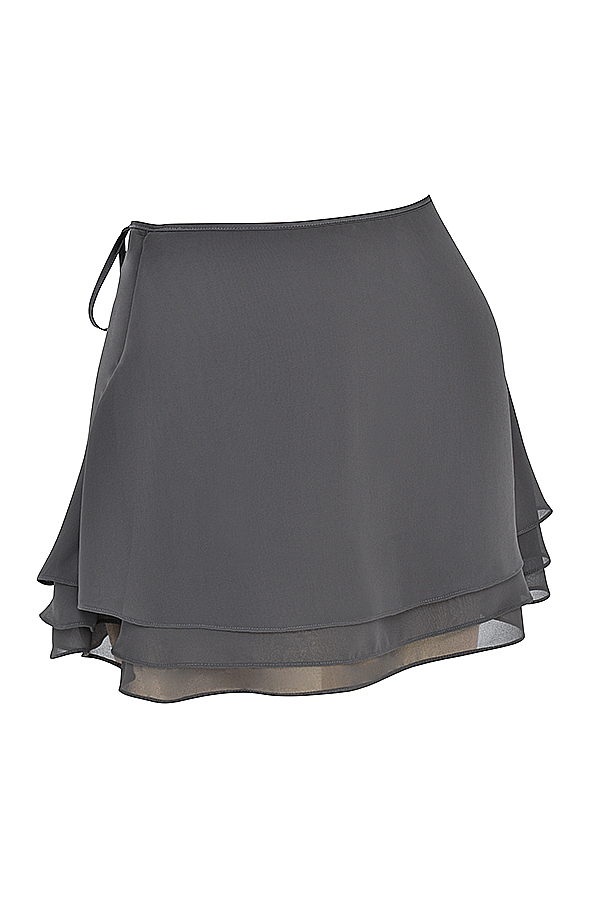 minigonna a strati shadow floaty
