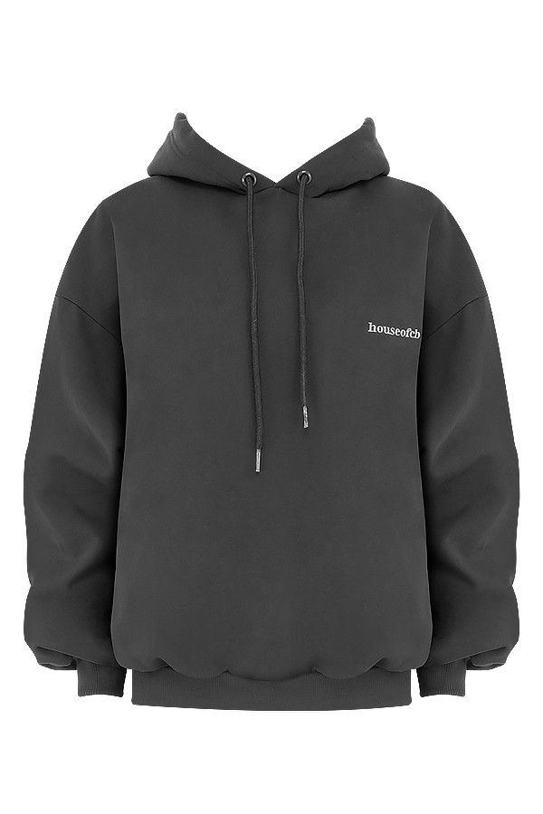 felpa oversize color carbone