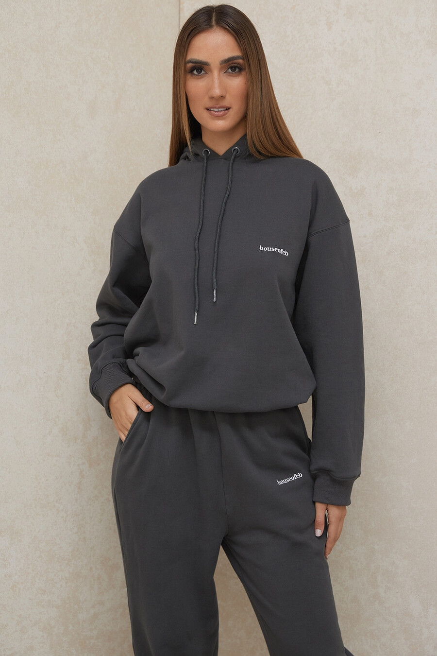 felpa oversize color carbone
