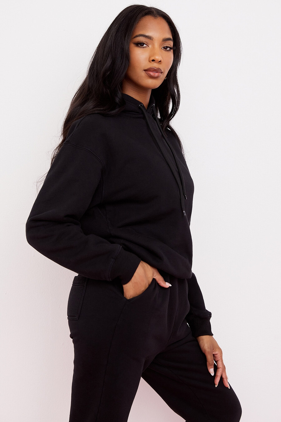 felpa oversize con cappuccio ink