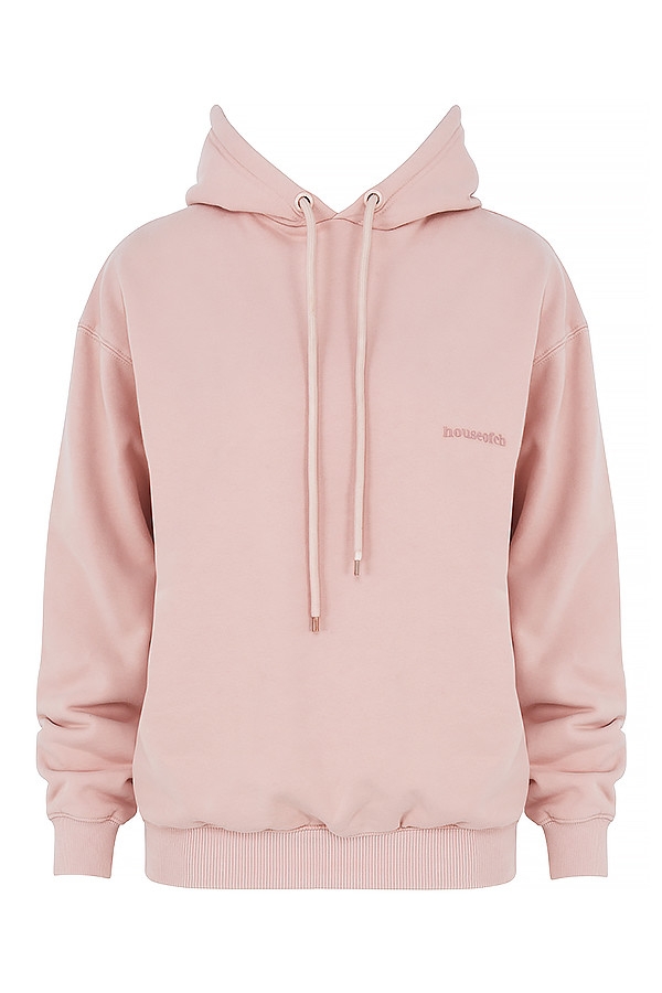 felpa oversize con cappuccio blush