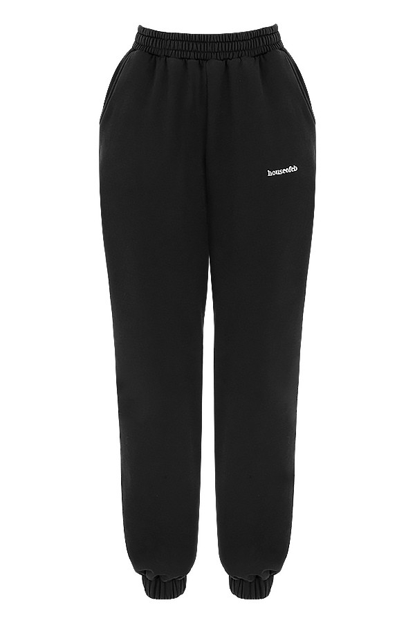pantaloni da jogging con retro in pile ink