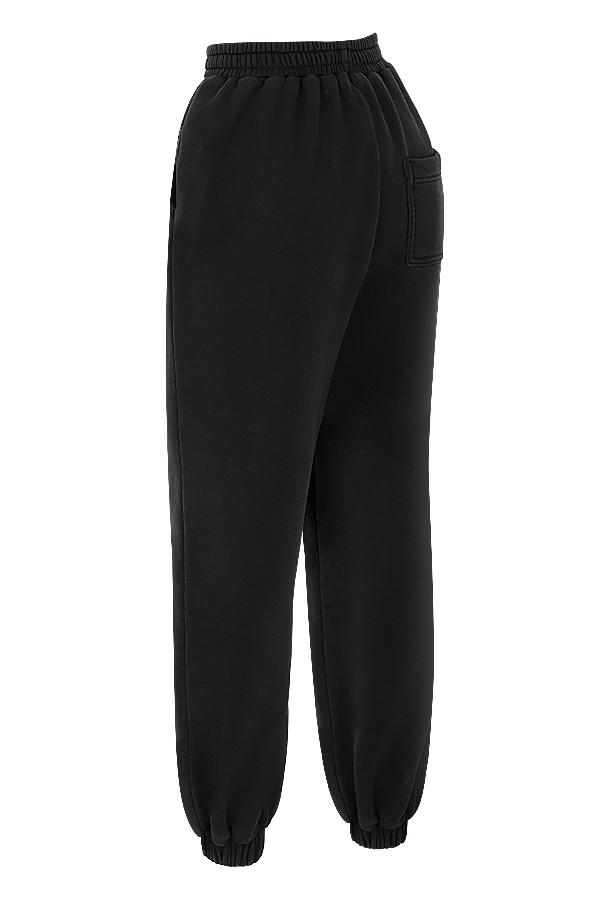 pantaloni da jogging con retro in pile ink