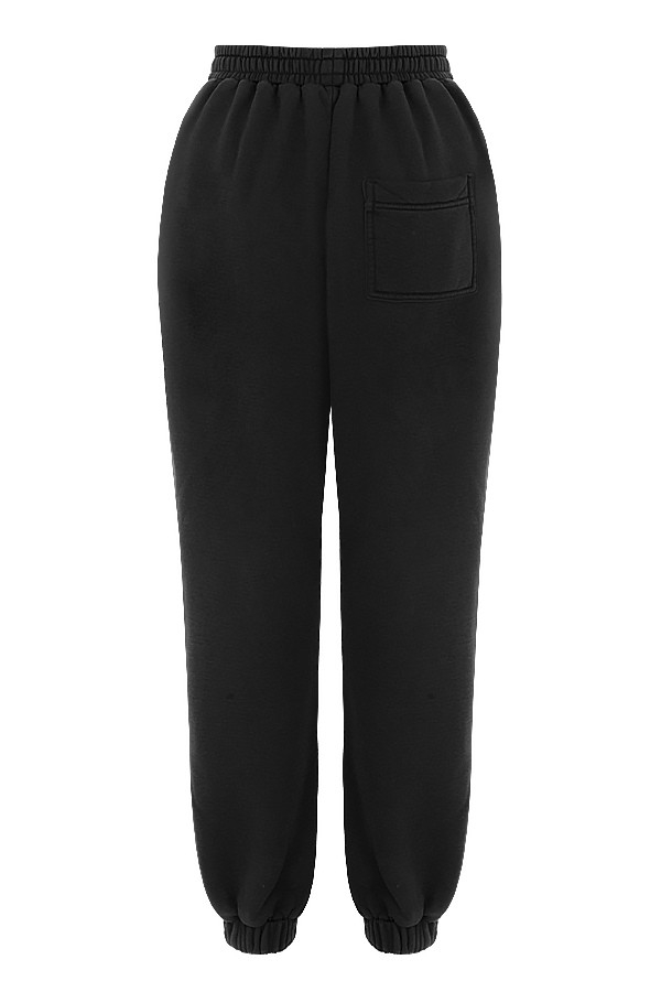 pantaloni da jogging con retro in pile ink