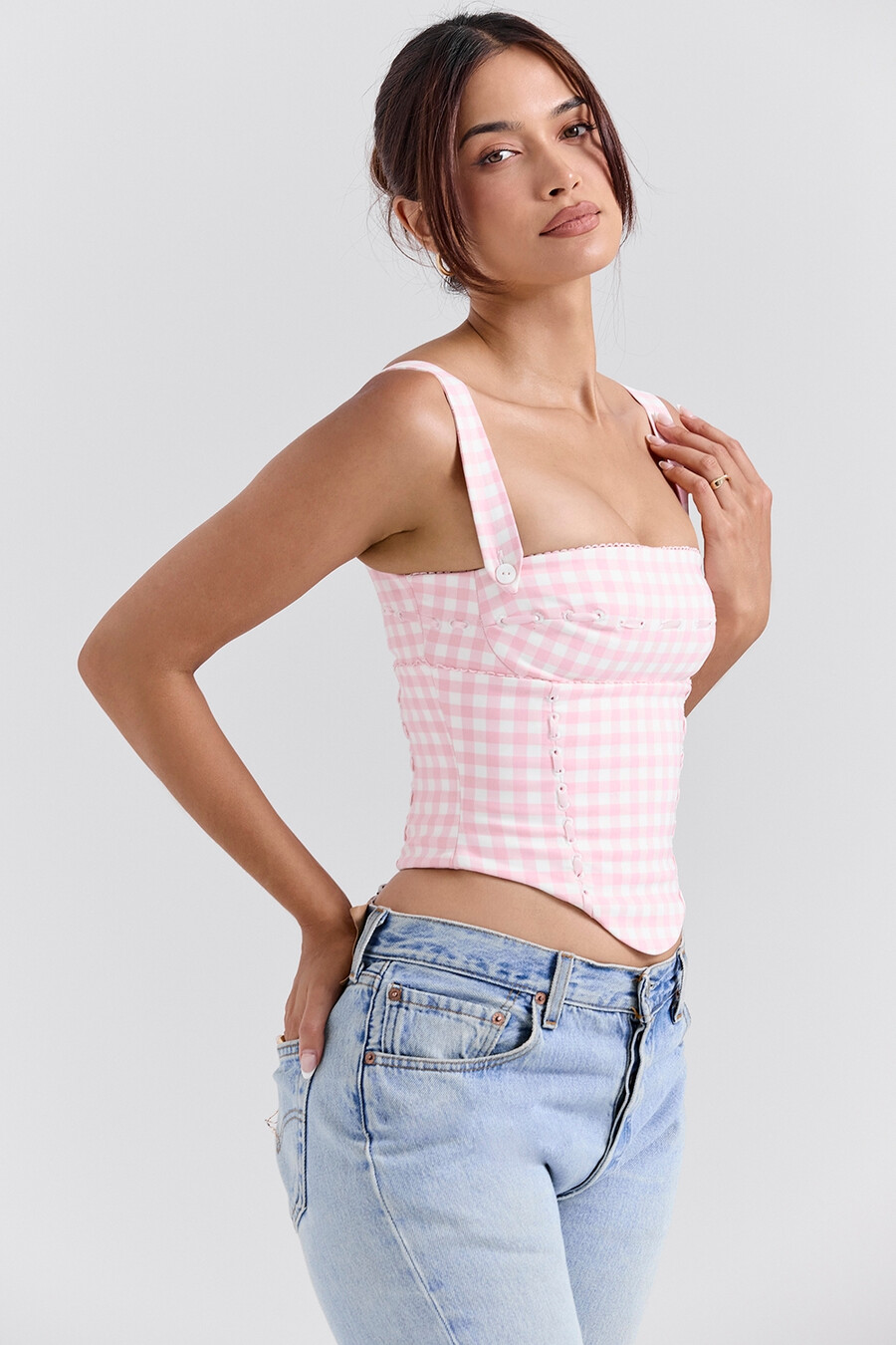 corsetto a quadretti di fragolina dolcecuore