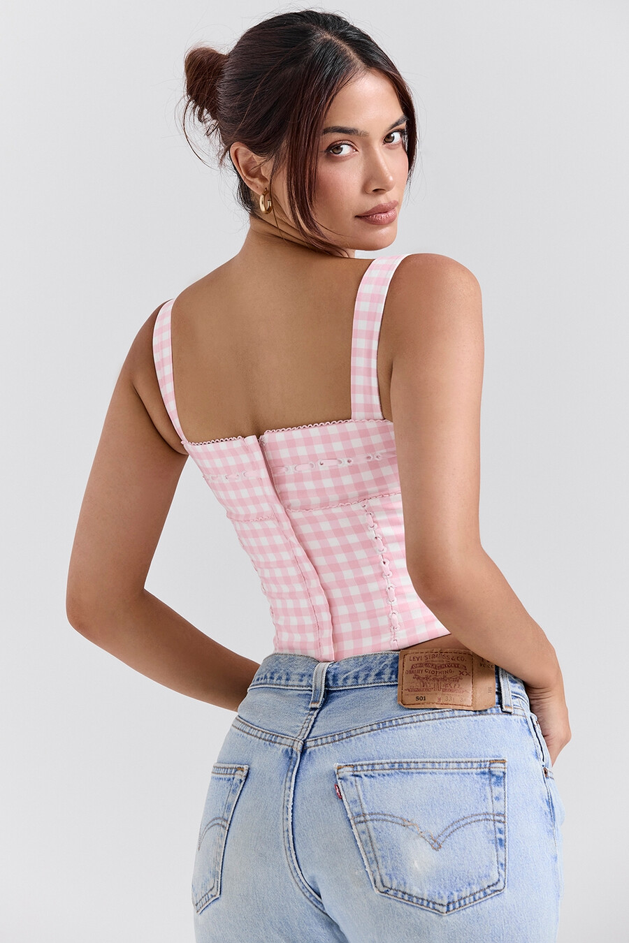 corsetto a quadretti di fragolina dolcecuore