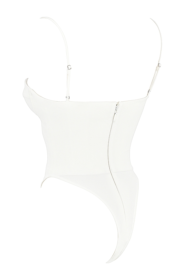 body con ferretto color avorio