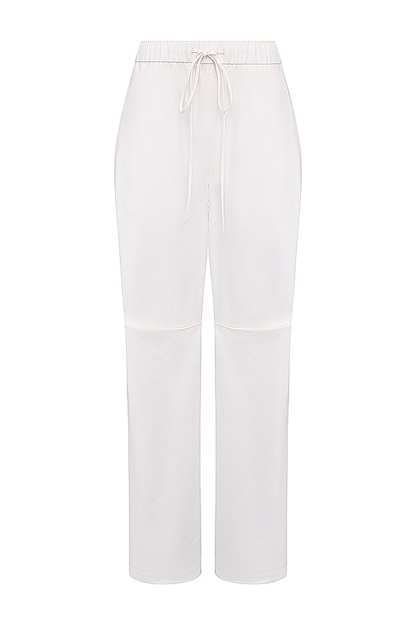 pantaloni cargo bianchi